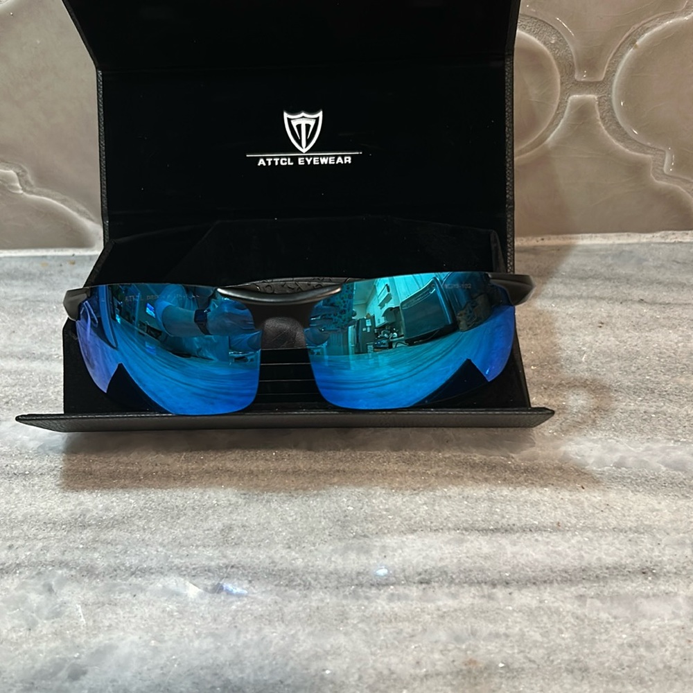 ATTCL Men's Fashion Driving Polarized Sunglasses for Men Al-Mg metal Ultraligh